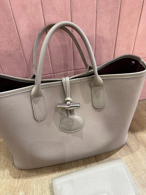 Sac Longchamp + portefeuille en cuir