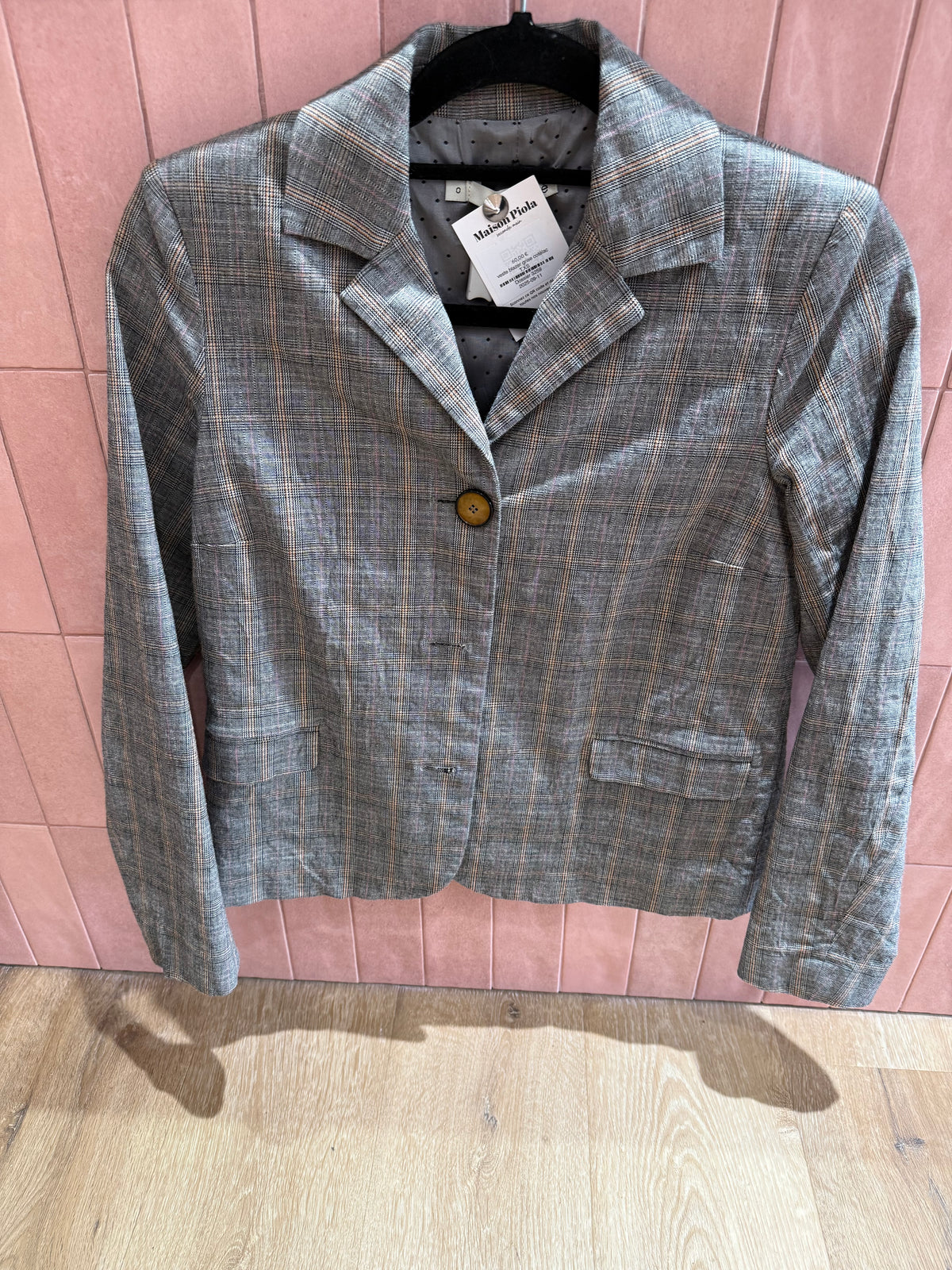 veste blazer grise cotélac T.XS