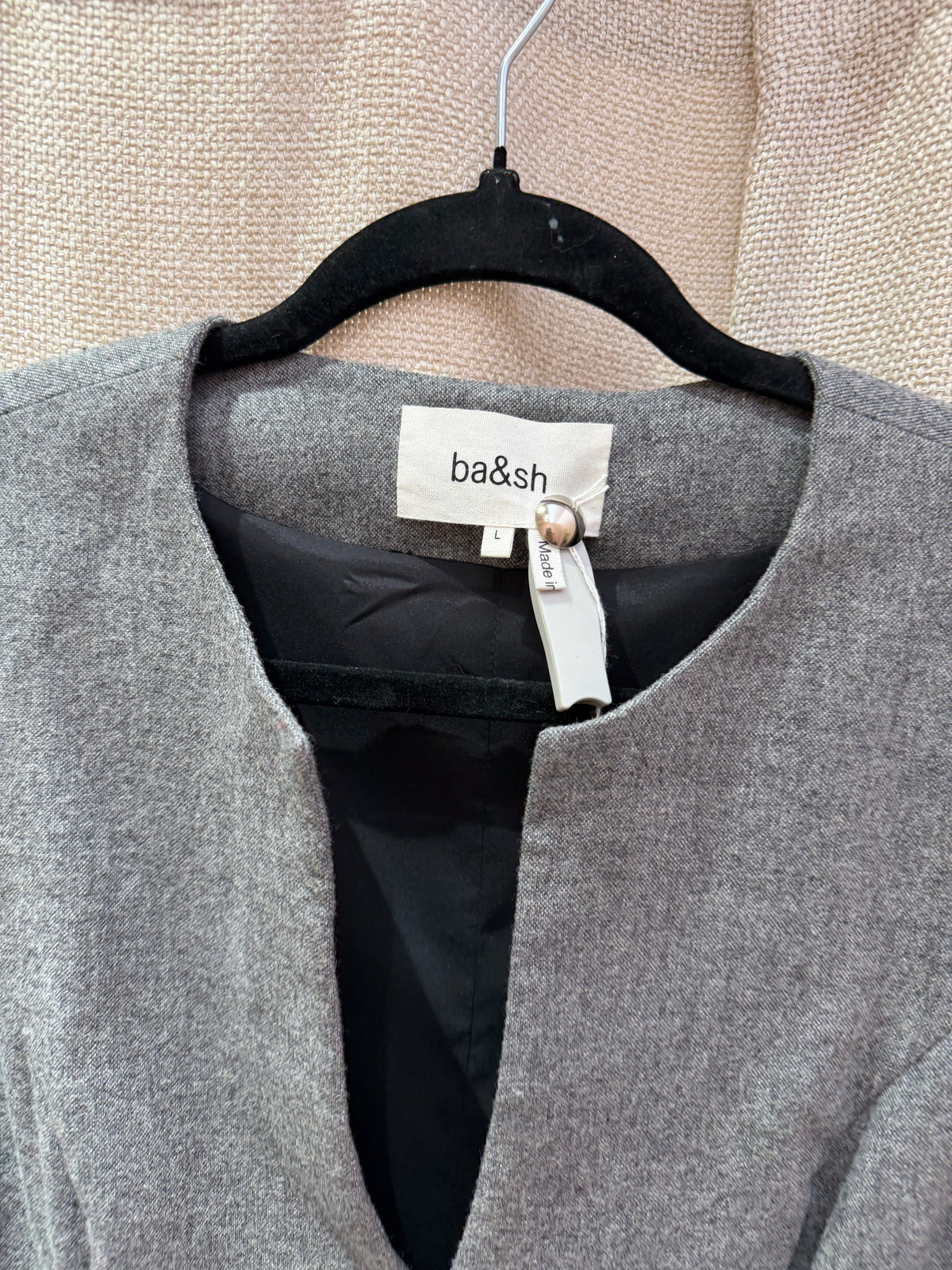 ba&sh Robe Grise T.L/MC 11/09