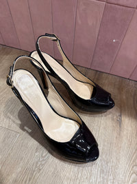 Escarpins Cosmo Paris noir vernis T.39