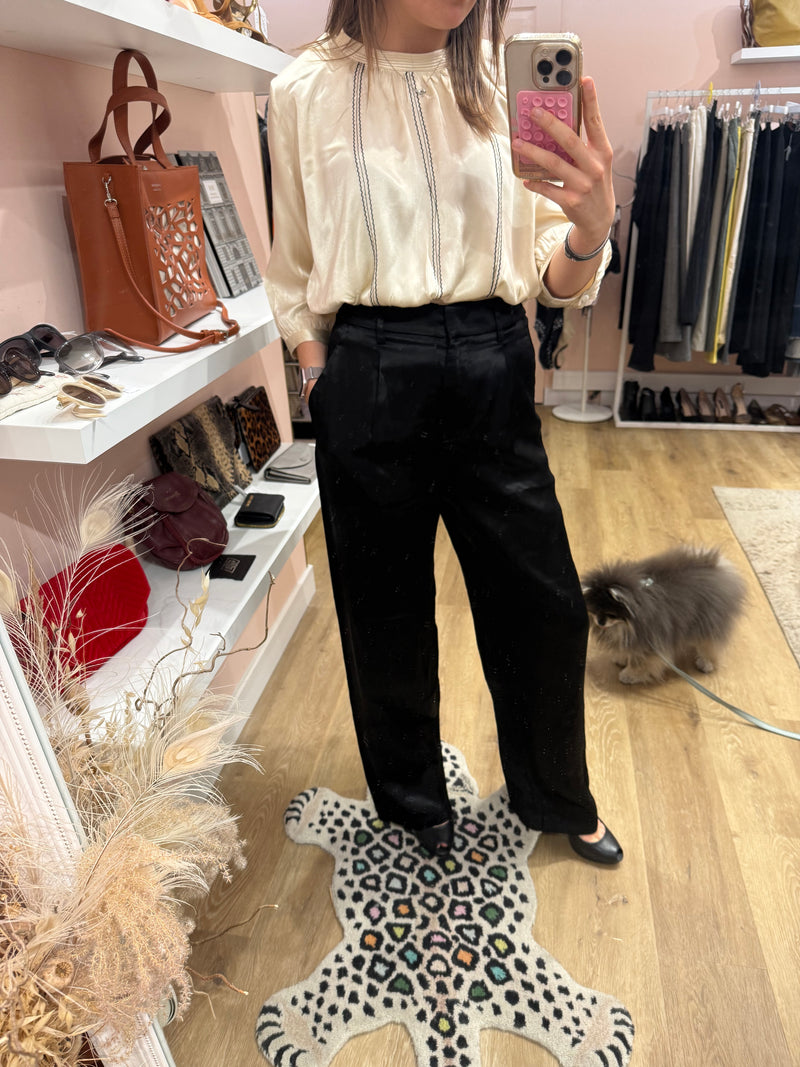 Pantalon noir Forte Forte T.36/38 24/07