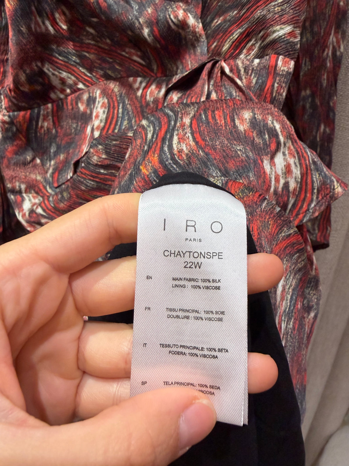 Robe rouge IRO - 40 06/09