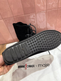 Bottines noires Minnetonka x Maje T.36