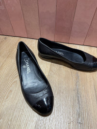 Ballerines noires Chanel - T.36 1/2 13/09