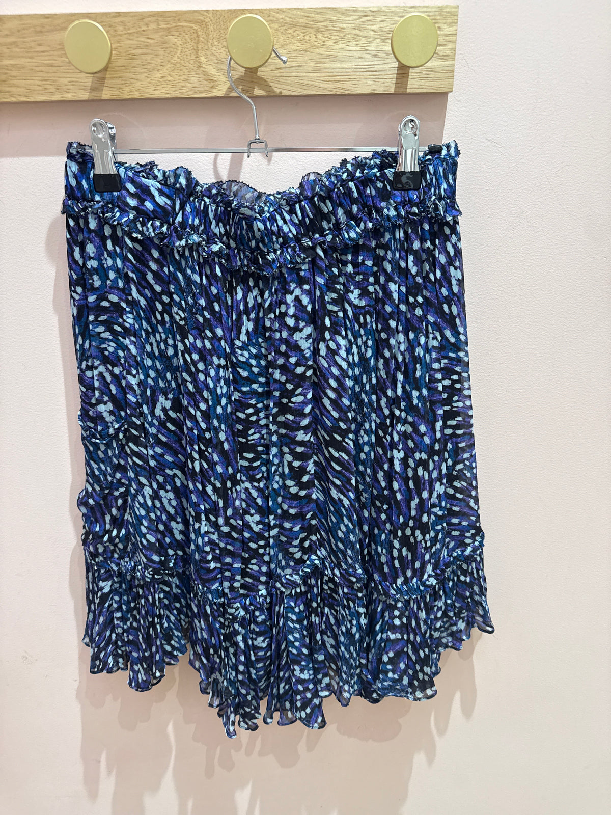 Jupe Isabel Marant Violette et bleue T.38