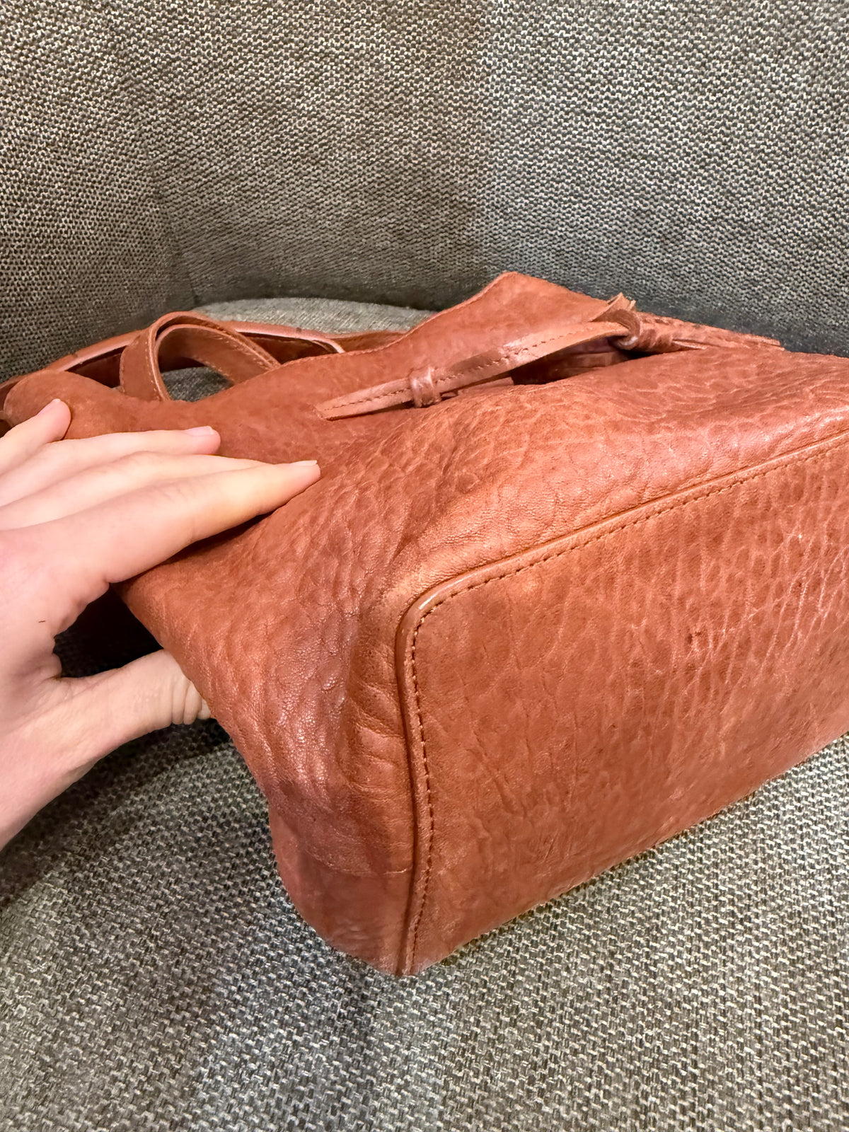 Sac Gérard Darel en cuir marron