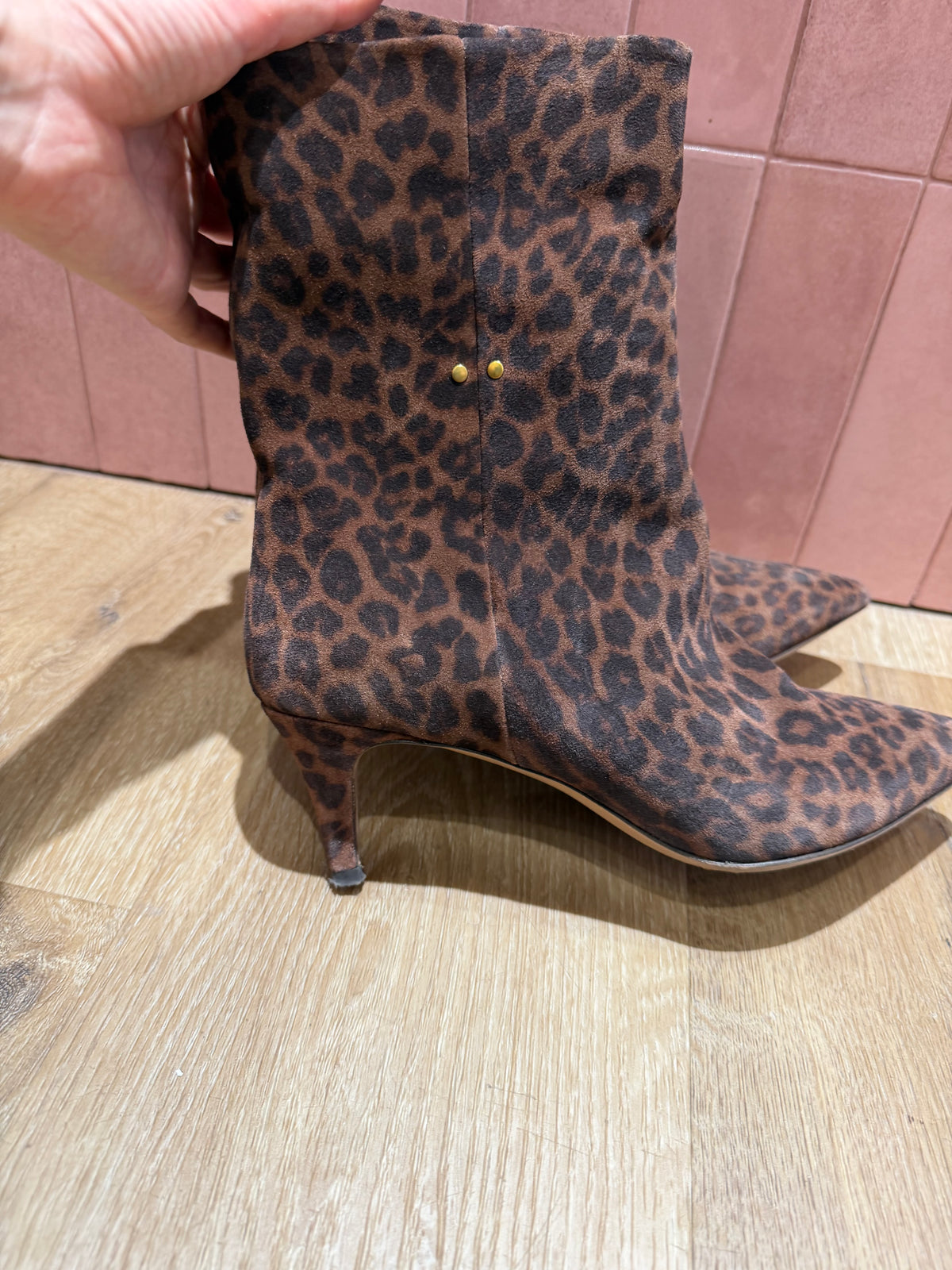 Bottines en cuir léopard Jérôme Dreyfuss T.39 15/09