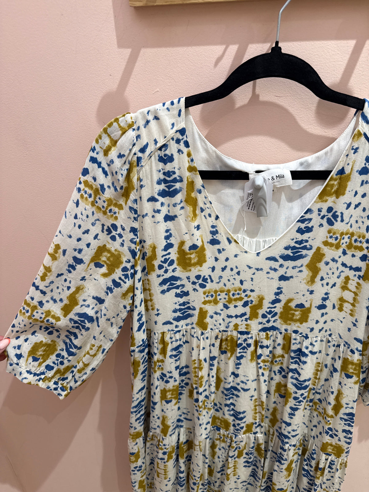 Robe Grace & Mila Blanche et jaune T.M