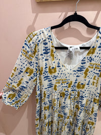Robe Grace & Mila Blanche et jaune T.M
