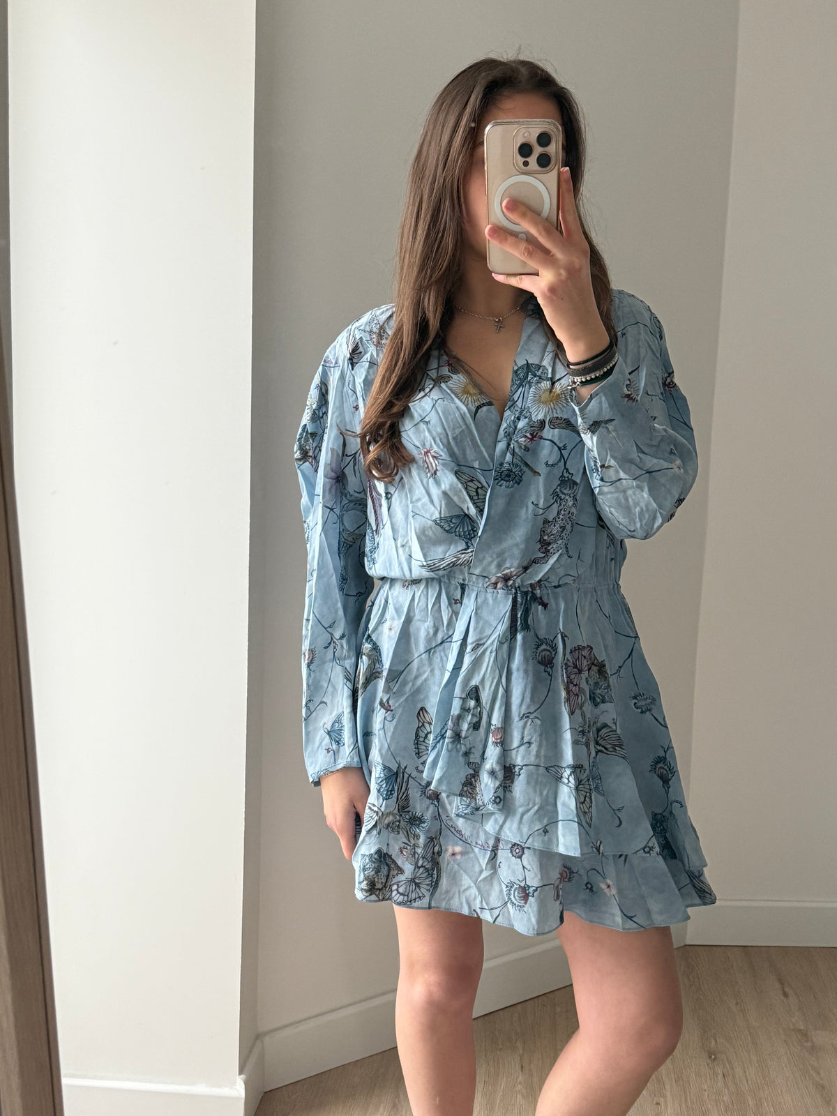 robe bleu patineuse zadig & voltaire Taille L