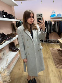 Manteau long gris Iro T.34 05/09