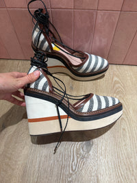 Sandales Max Mara Blanc T.40