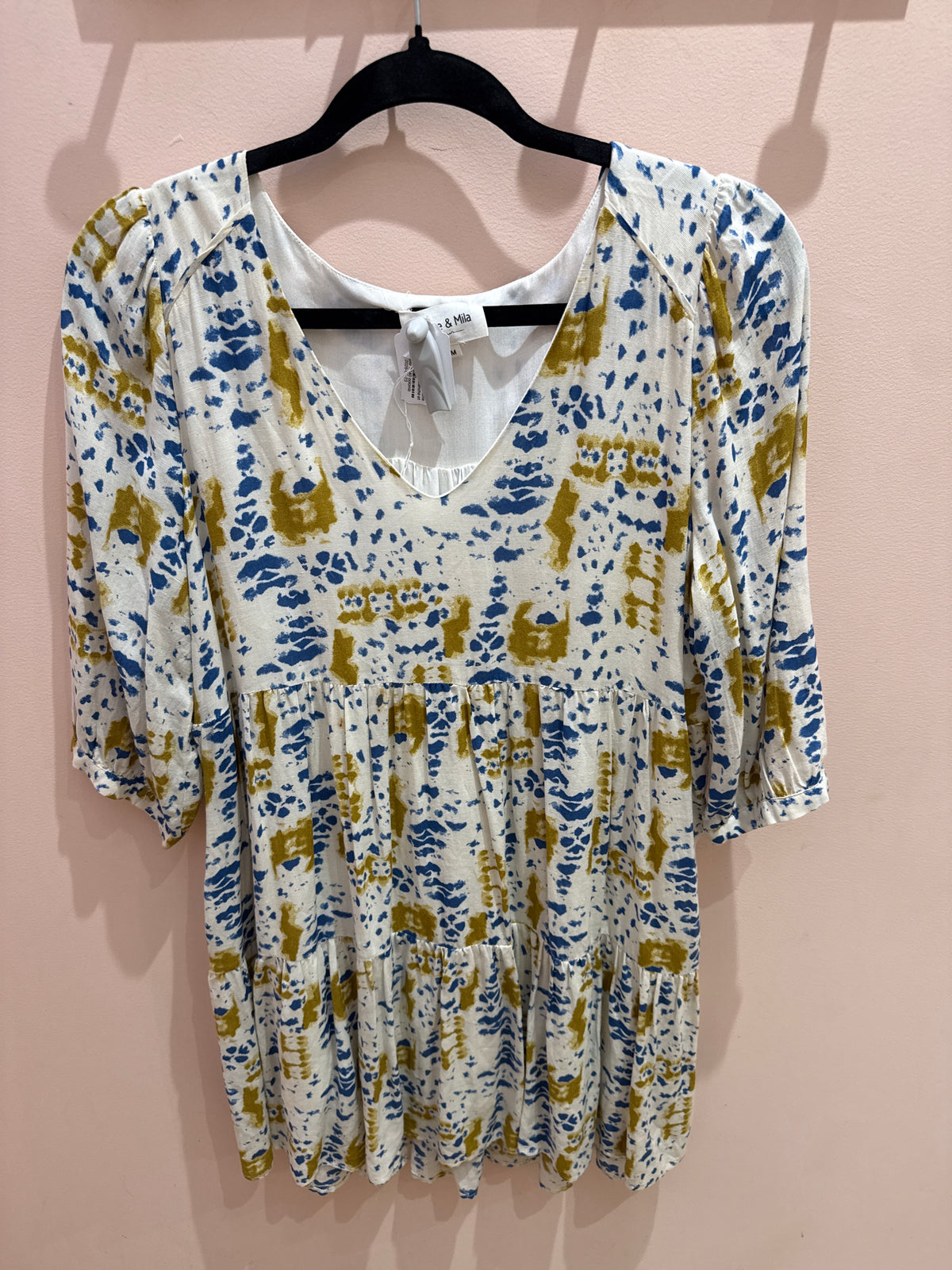 Robe Grace & Mila Blanche et jaune T.M