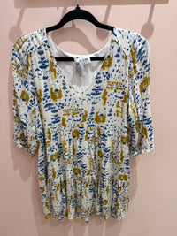 Robe Grace & Mila Blanche et jaune T.M