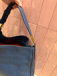 Sac bleu marine lancel