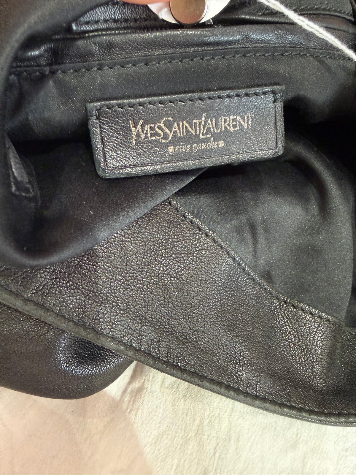 Sac noir yves Saint Laurent - noir - cuir 01/06