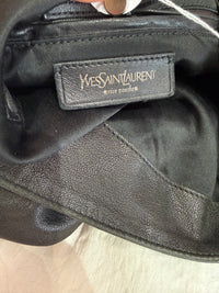 Sac noir yves Saint Laurent - noir - cuir 01/06