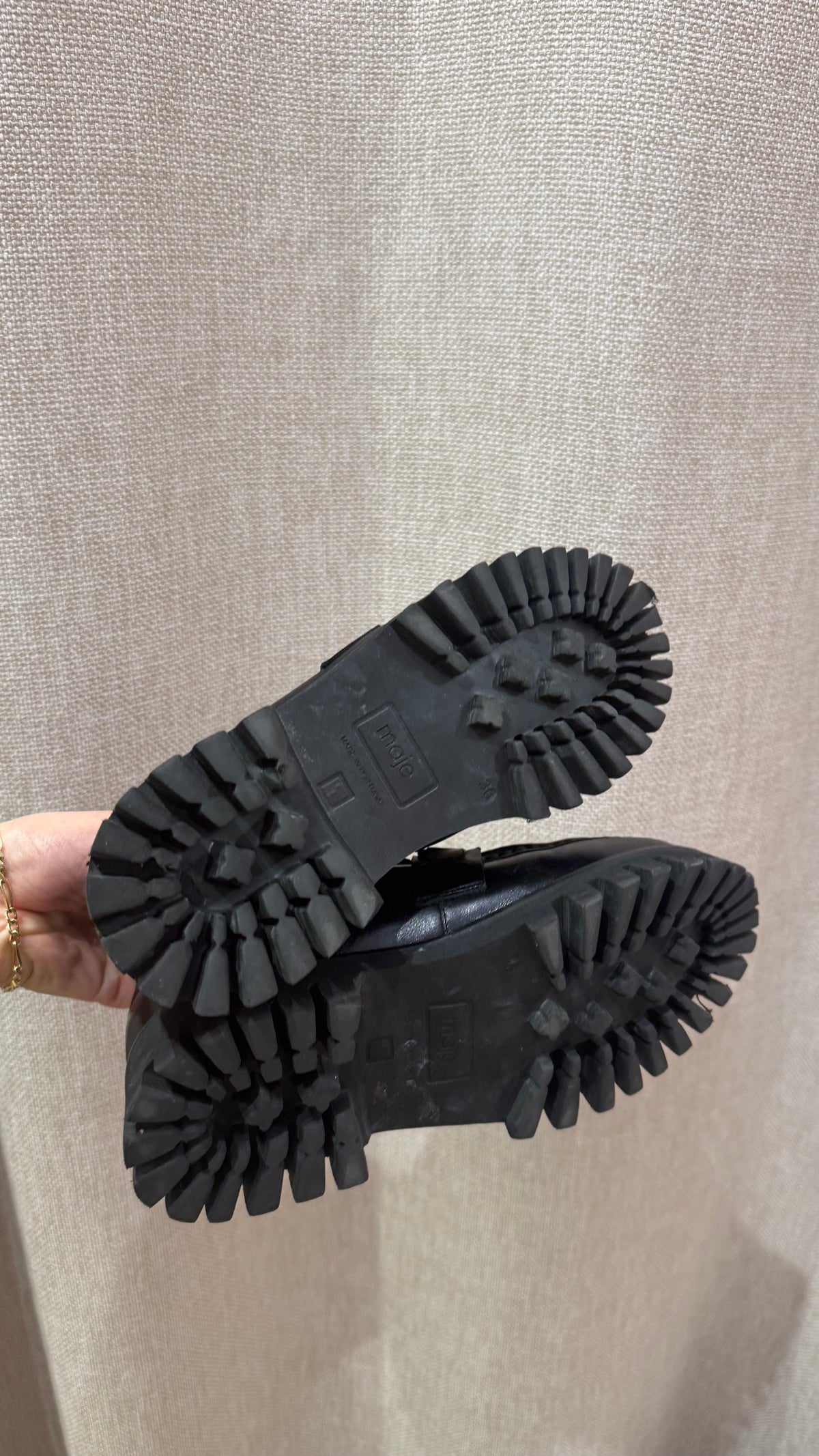 Mocassins Maje noirs T.36