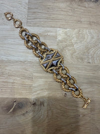 Bracelet YSL argenté Yves saint Lauren