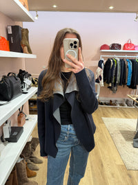 Gérard Darel - Veste bleu marine/gris - T.L