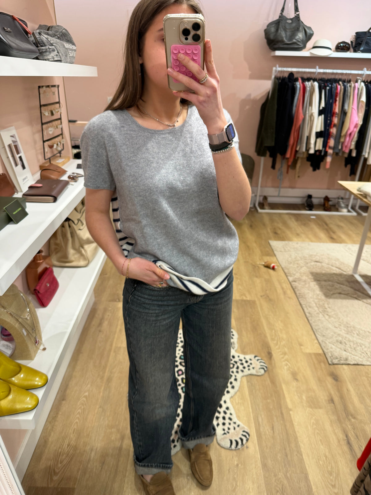 MC Gris T.38/40 - Pull cachemire