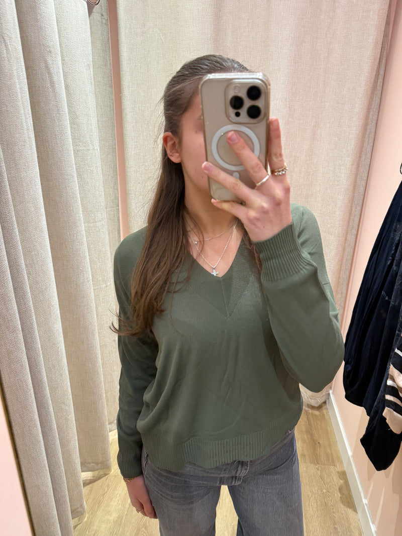 Pull vert Cecilia Wang Taille TM