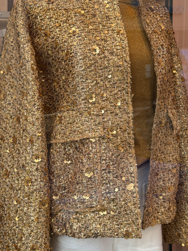 Veste doré Zara T.L 17/09