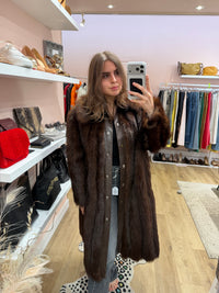 Manteau vraie fourrure t.40 07/08