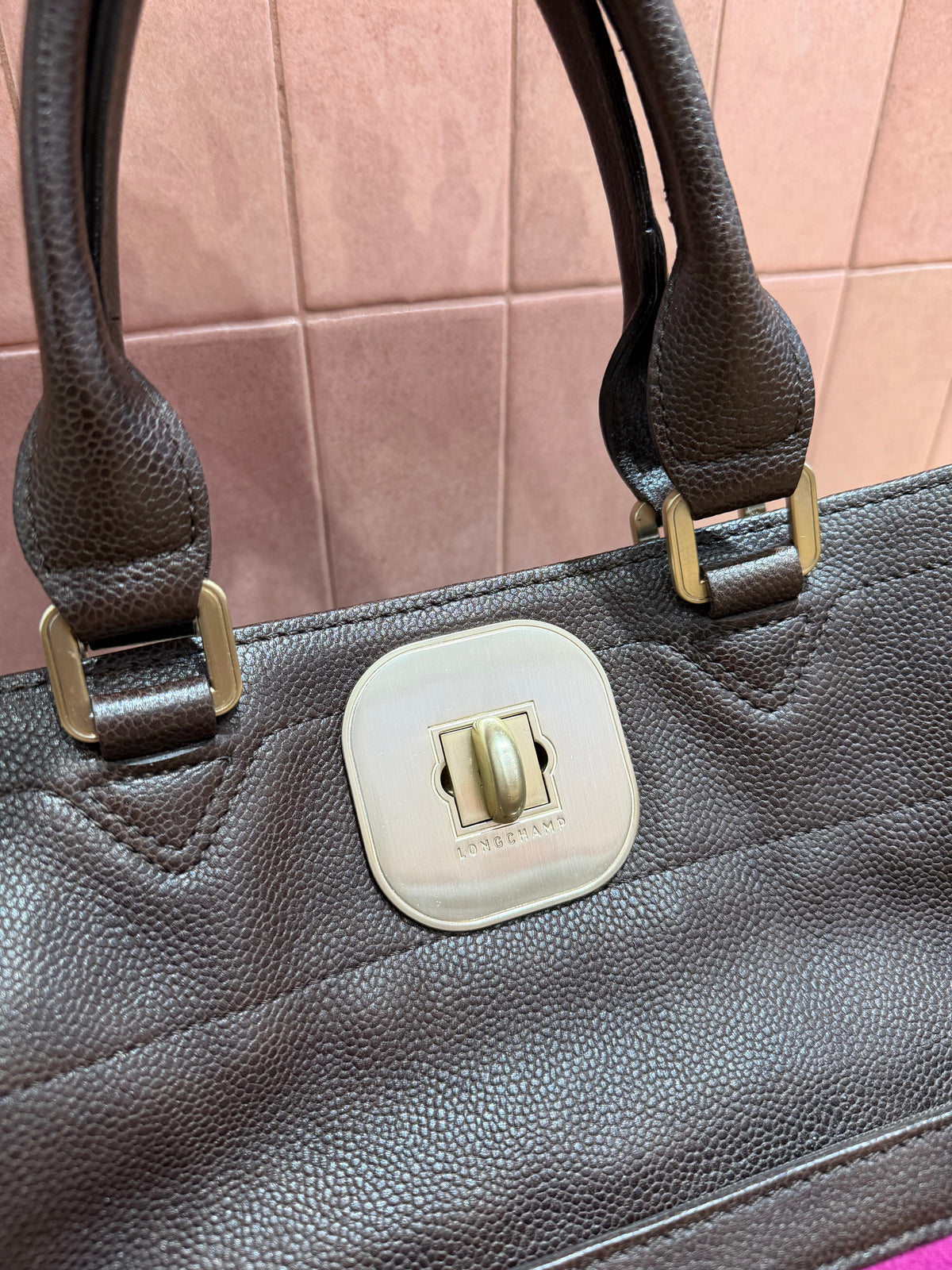 Sac marron Longchamp Gasby 03-10