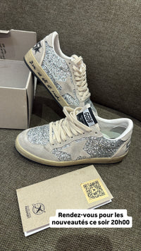 Golden Goose - Beige argenté - Baskets beige argenté - T.36