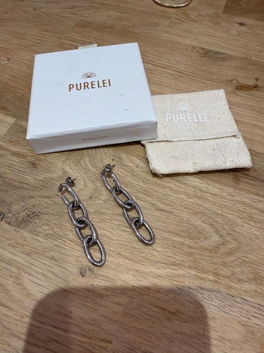 Boucles d’oreilles purelei argenté