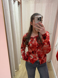 Gilet rouge blanc Twinset Taille TM