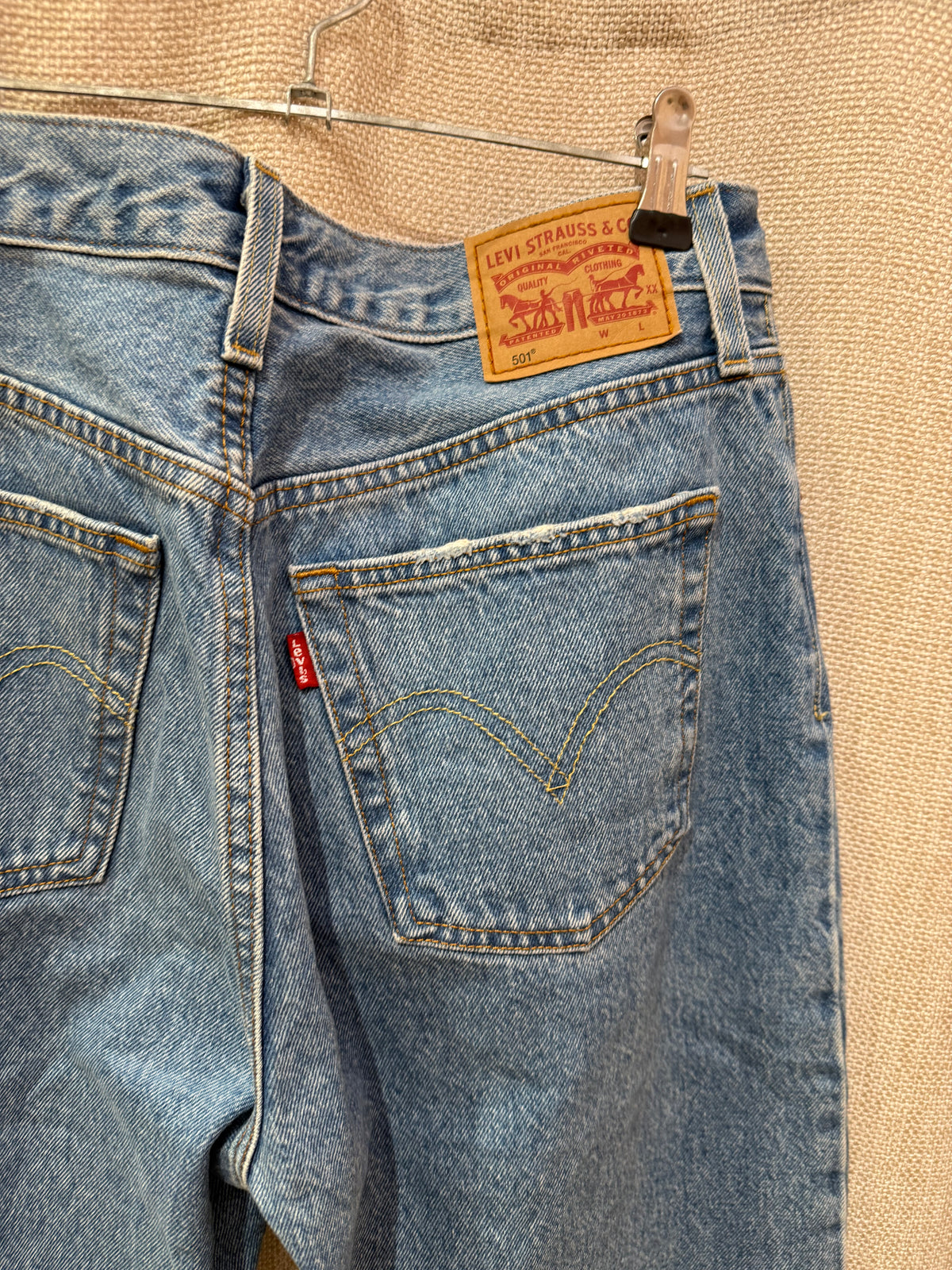 Jean, T.38, Levi's 501, Bleu