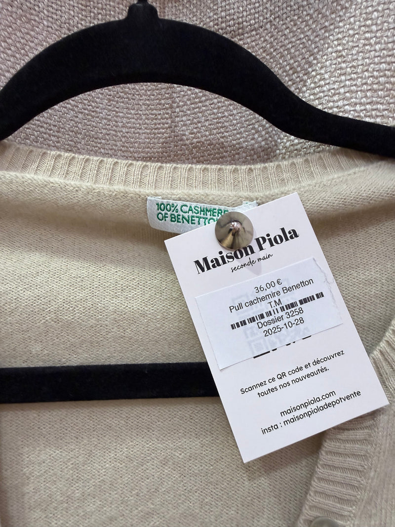 Pull cachemire Benetton T.M