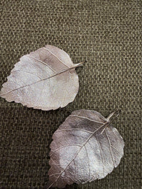 Boucles d'oreilles argent feuille Aurélie Bidermann 17/06