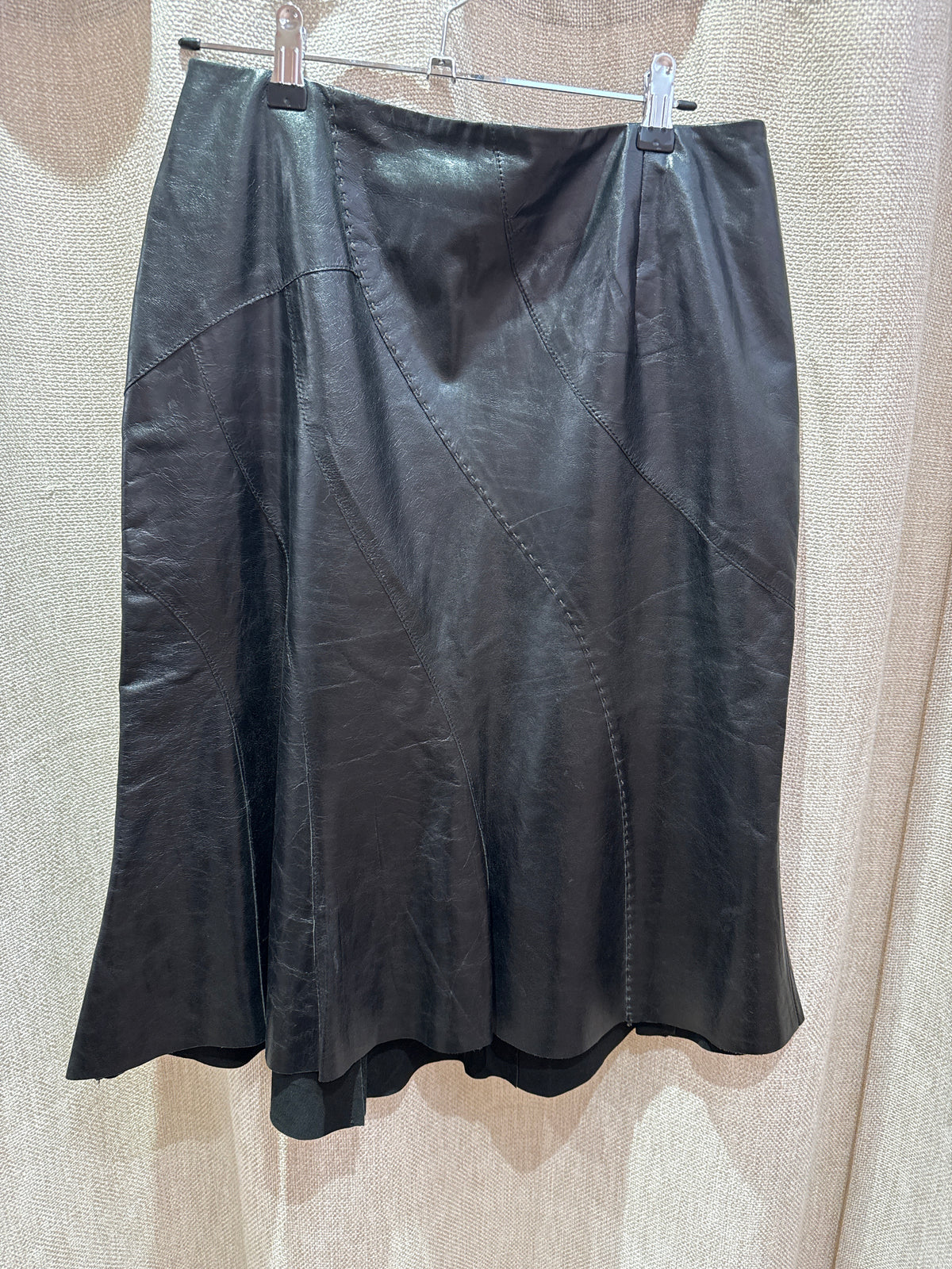 Jupe en cuir Aayal T.40