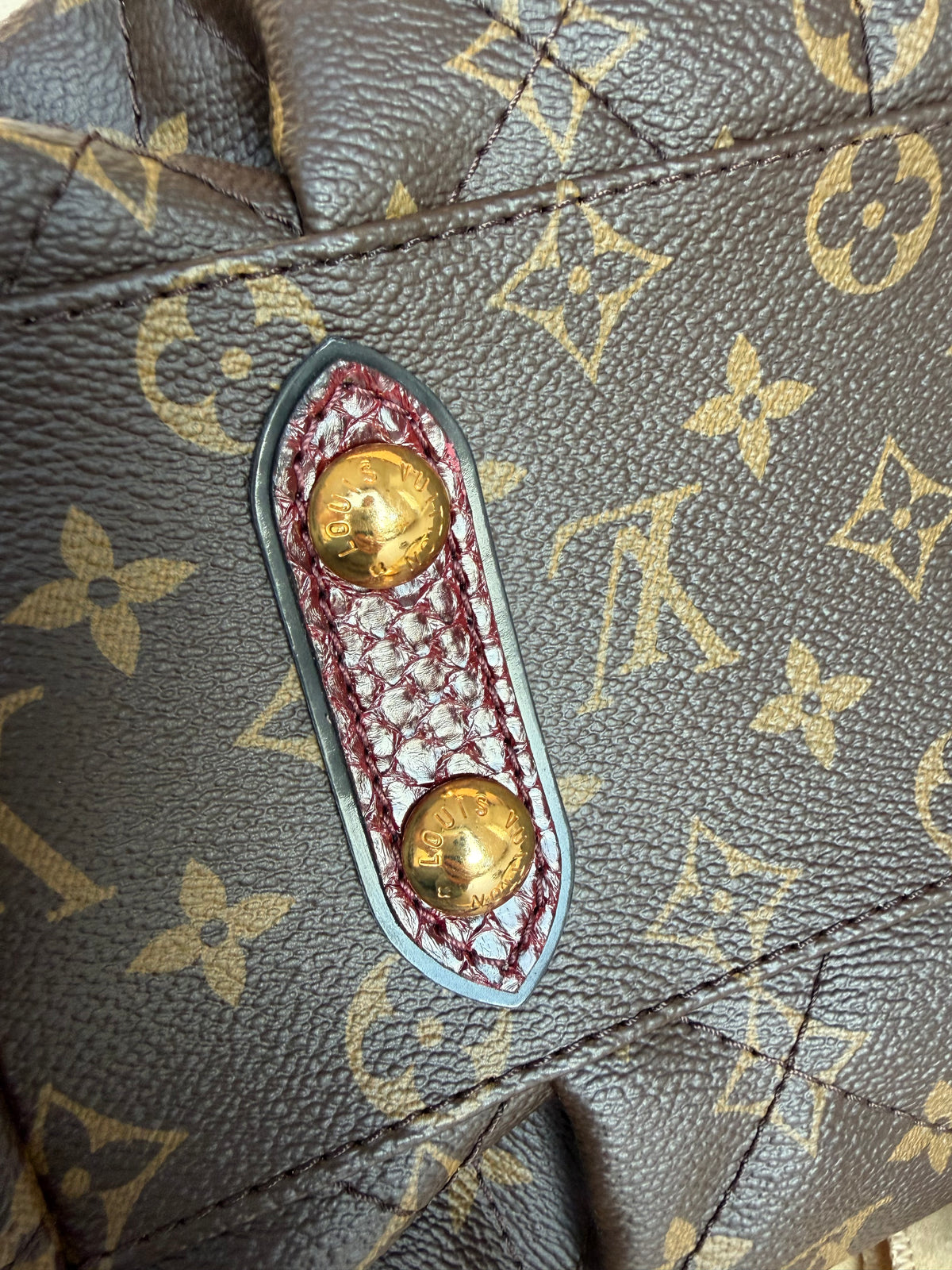 Sac Louis Vuitton en python et cuir d’autruche 15/08