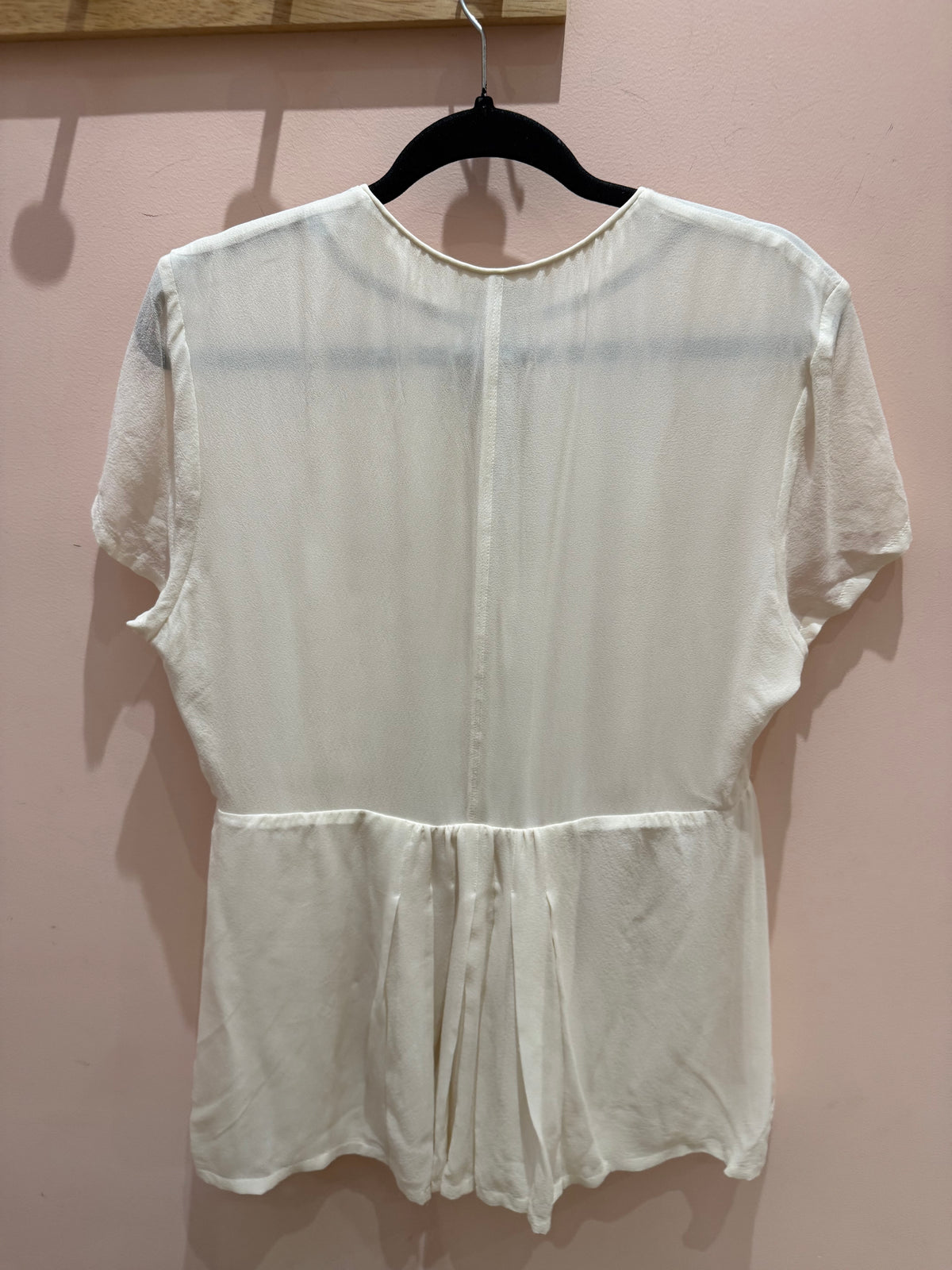 Blouse burberry en soie crème T.XL