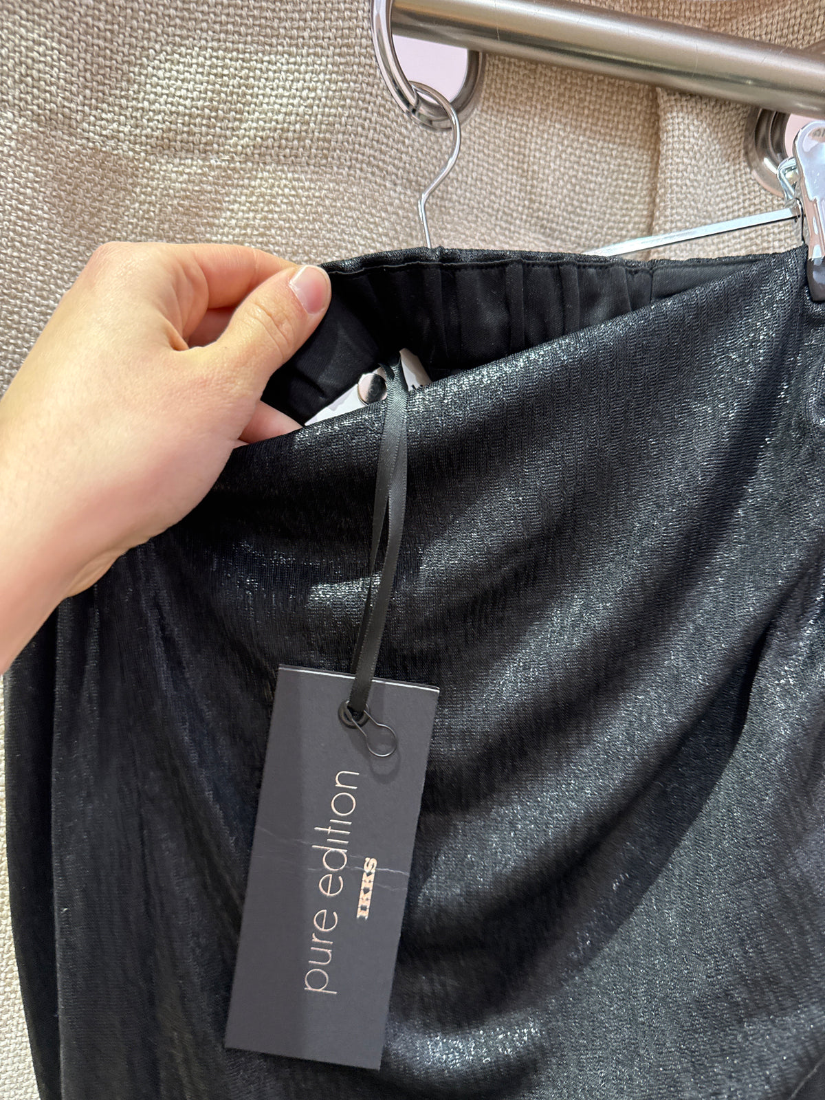 Jupe argentée IKKS T.34