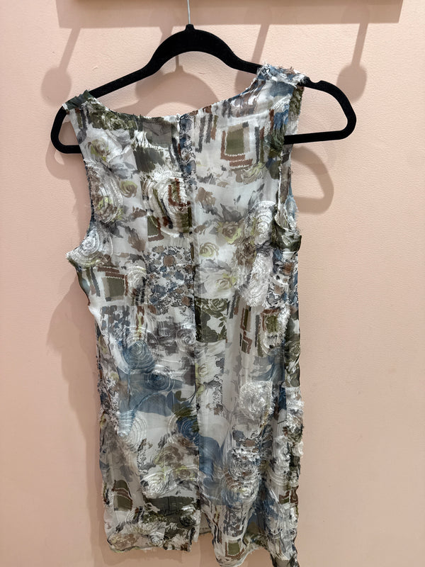 Robe Poussière d’étoile bleu et verte T.30