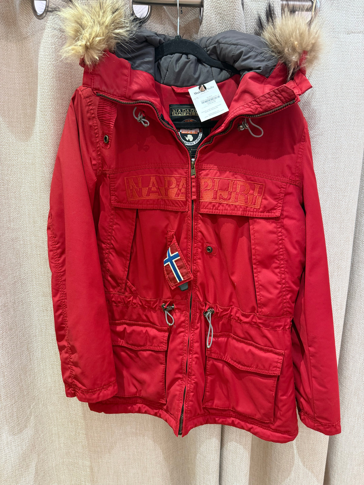 Veste rouge Napapijri T.L