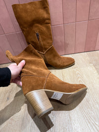 Bottines Aliwell camel daim T.39