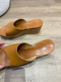 Mules k jaques T.38 cuir 08/07