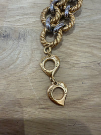 Bracelet YSL argenté Yves saint Lauren