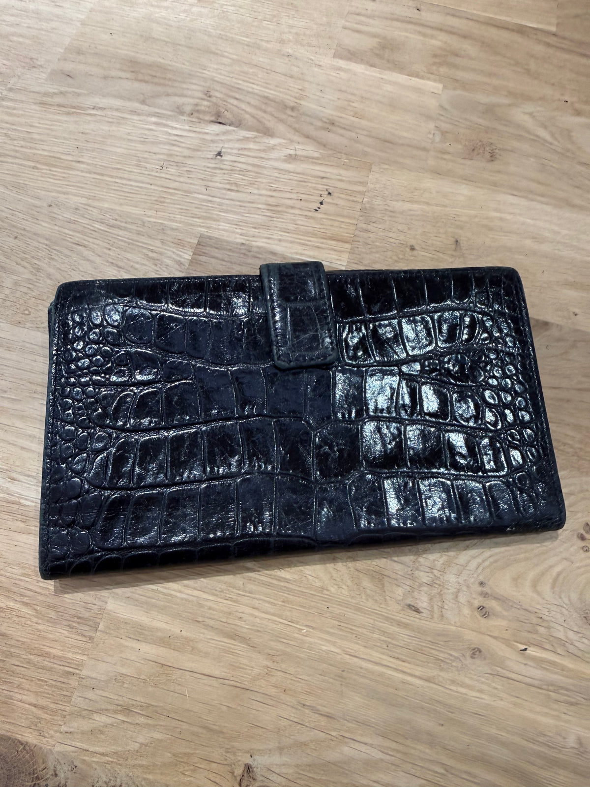 Portefeuille Longchamp noir vintage