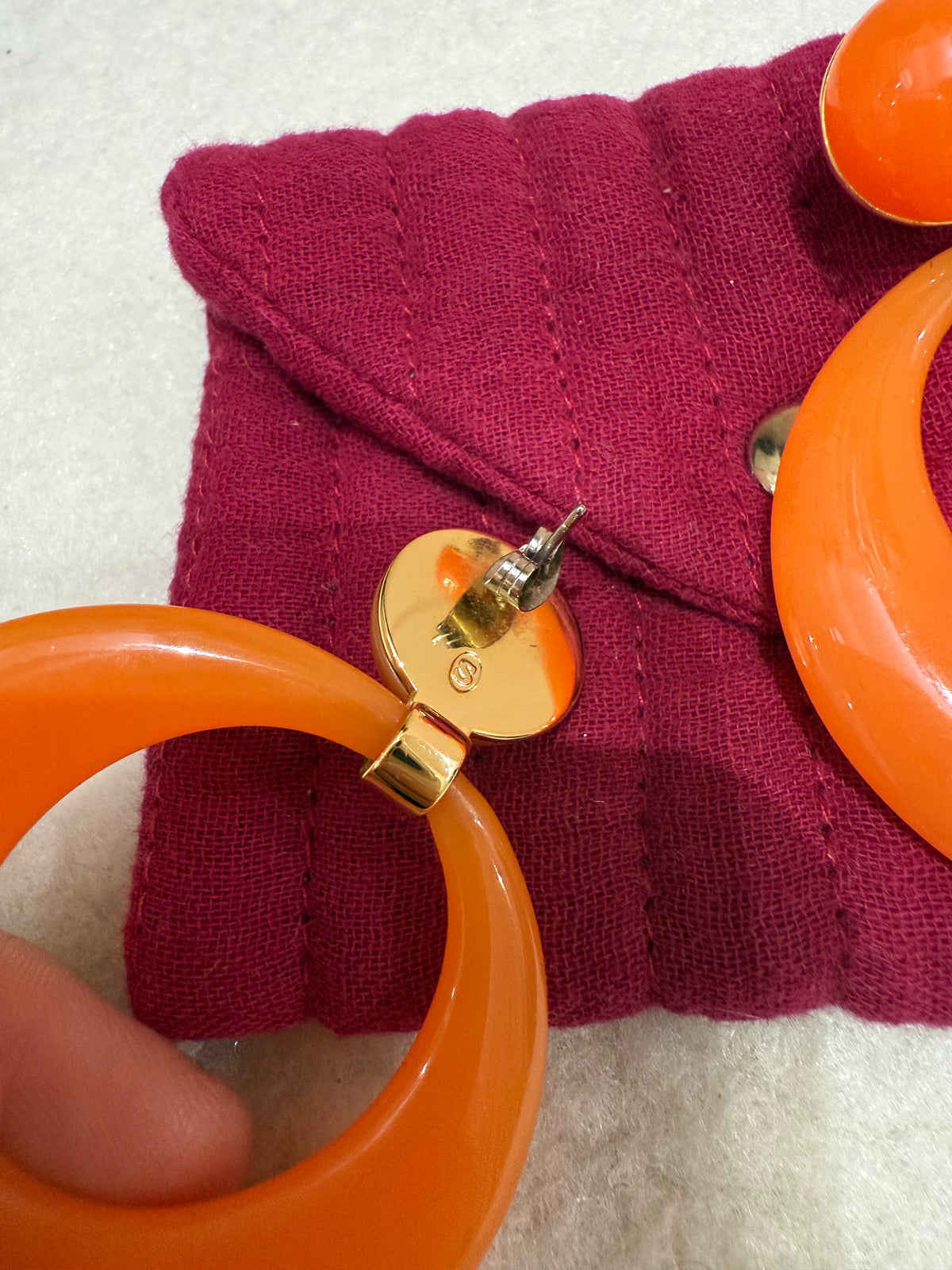 Boucles d'oreilles TU Sézane Orange