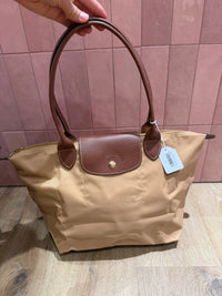 Sac Pliage camel en toile Longchamp T.U 05/09