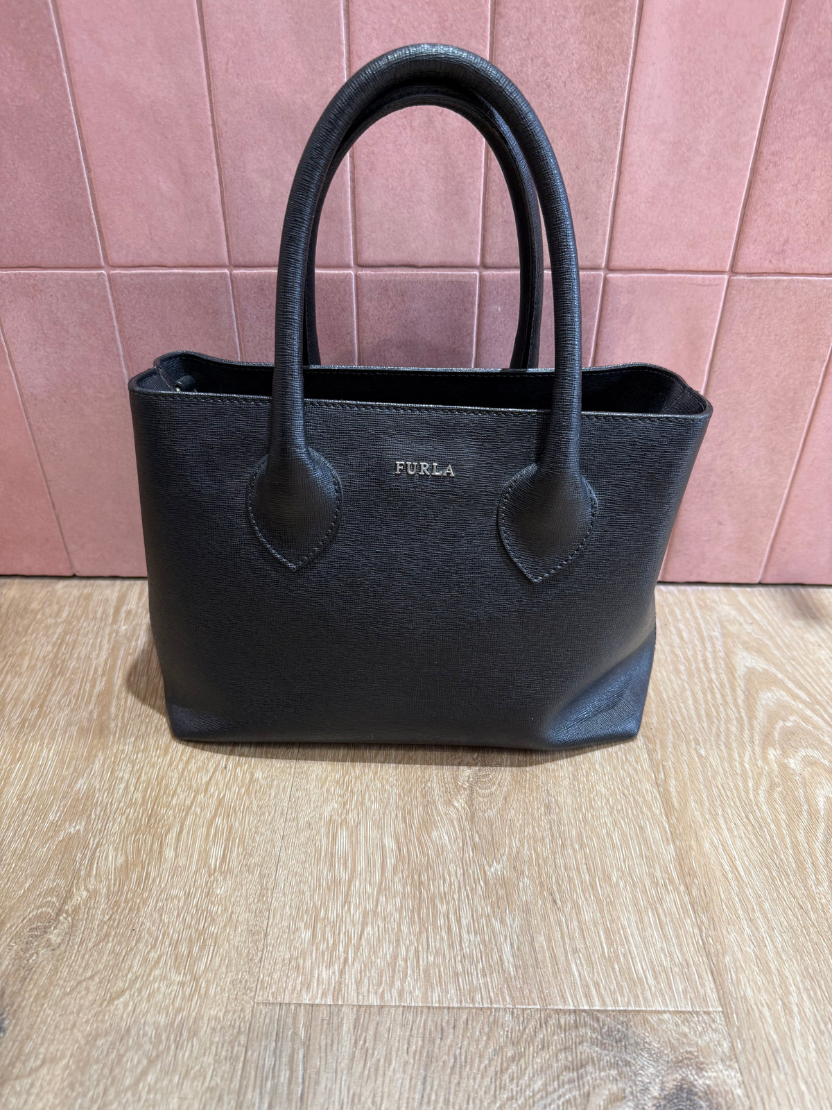 Sac noir Furla en cuir