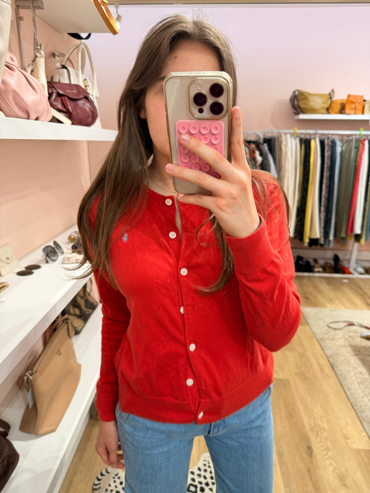 Gilet rouge Ralph Lauren T.M 01/07