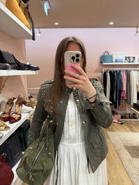 Veste kaki en coton Berenice T.S 27/05